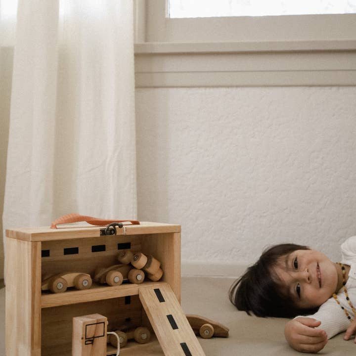 Q Toys – Großhandel Spielzeugset – Kinder – Tragbares Parkset5