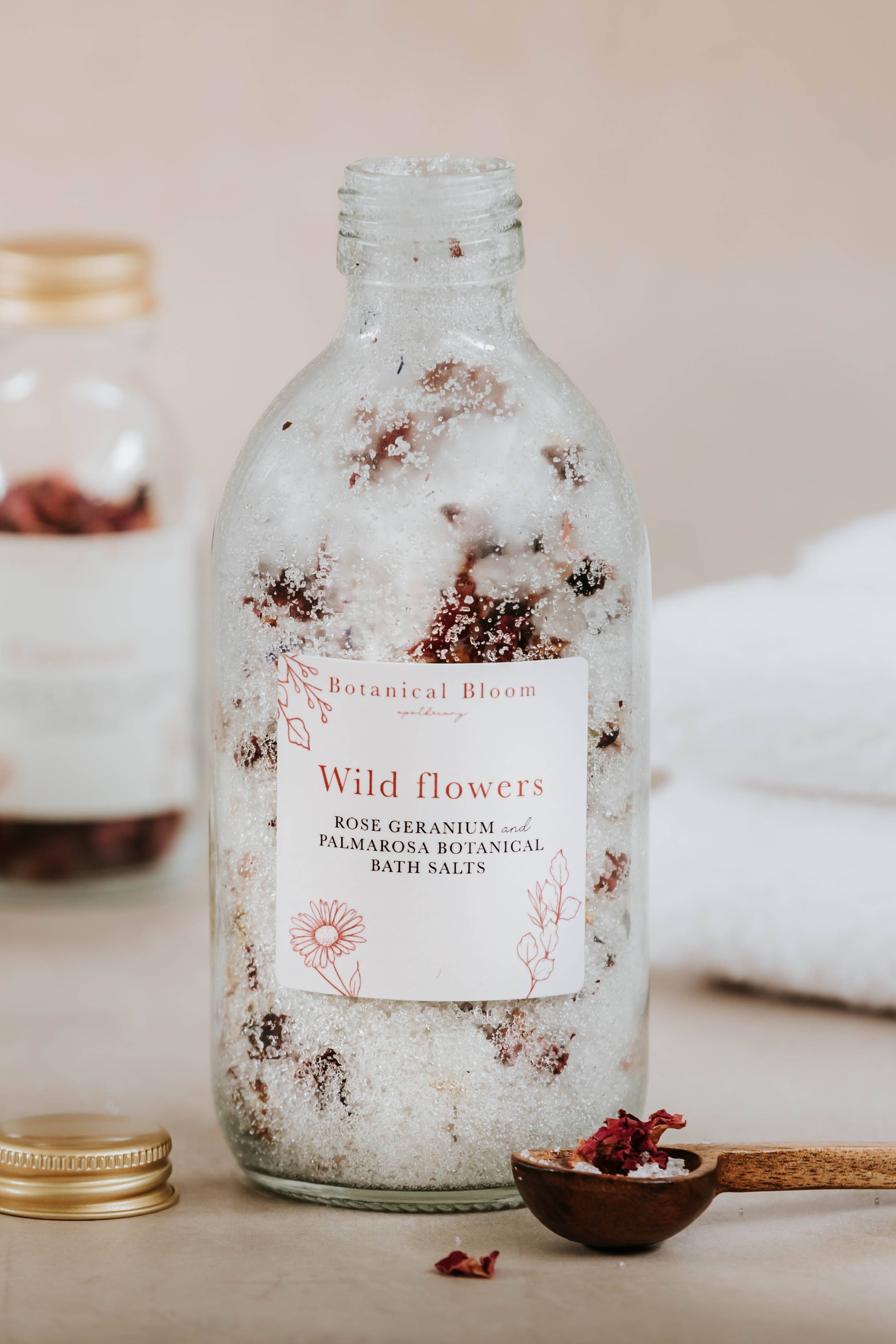 Botanical Bloom Apothecary – wholesale Bath salts – Wildflowers Bath Salts2