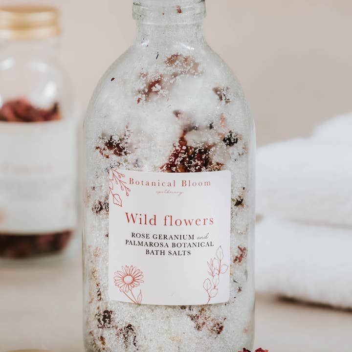 Botanical Bloom Apothecary - Wholesale Bath Salts - Wildflowers Bath Salts2