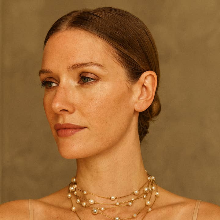 Driftperlen-Lariat für den Großhandel von So... Silver Jewelry