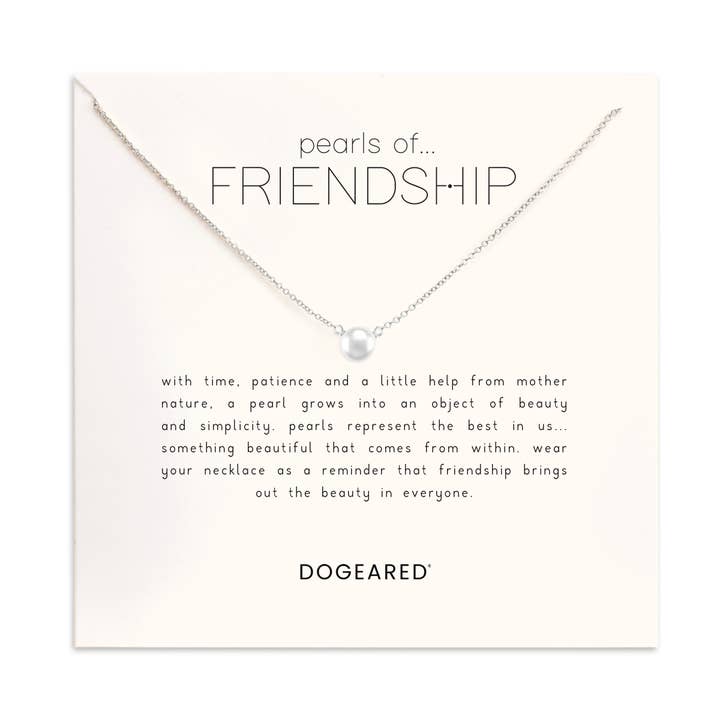 Dogeared - Wholesale Pendant/Charm Necklace - pearls of friendship small white pearl necklace4