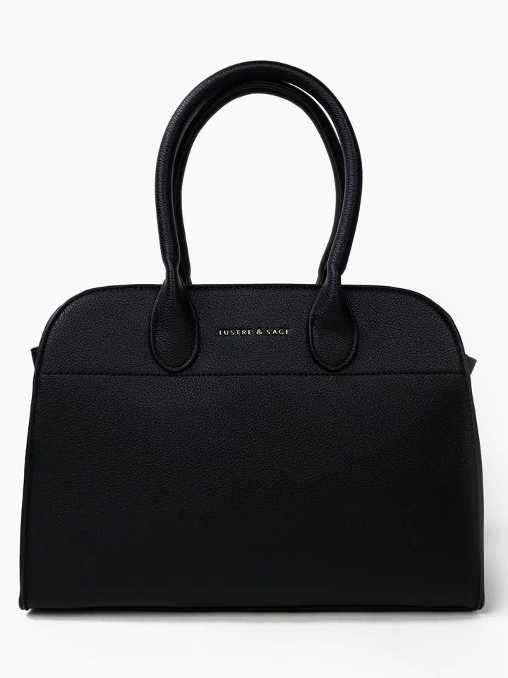 Clemence Medium Tote Bag in Black for wholesale by Angels Whisper Accessories