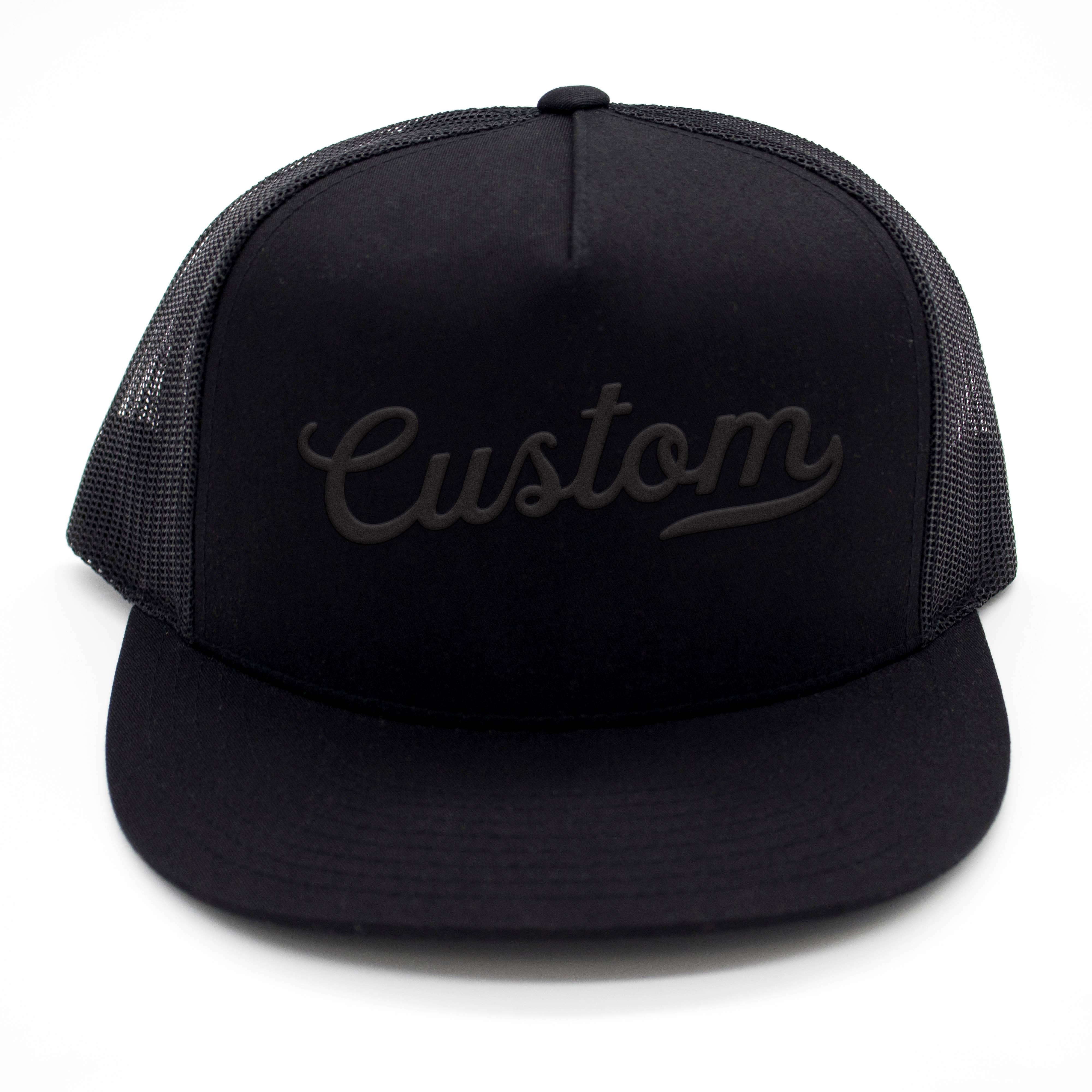 Nobullwoman Apparel - Wholesale Trucker Hat - Unisex - CUSTOM TEXT Raised Print Snapback Trucker Hats14