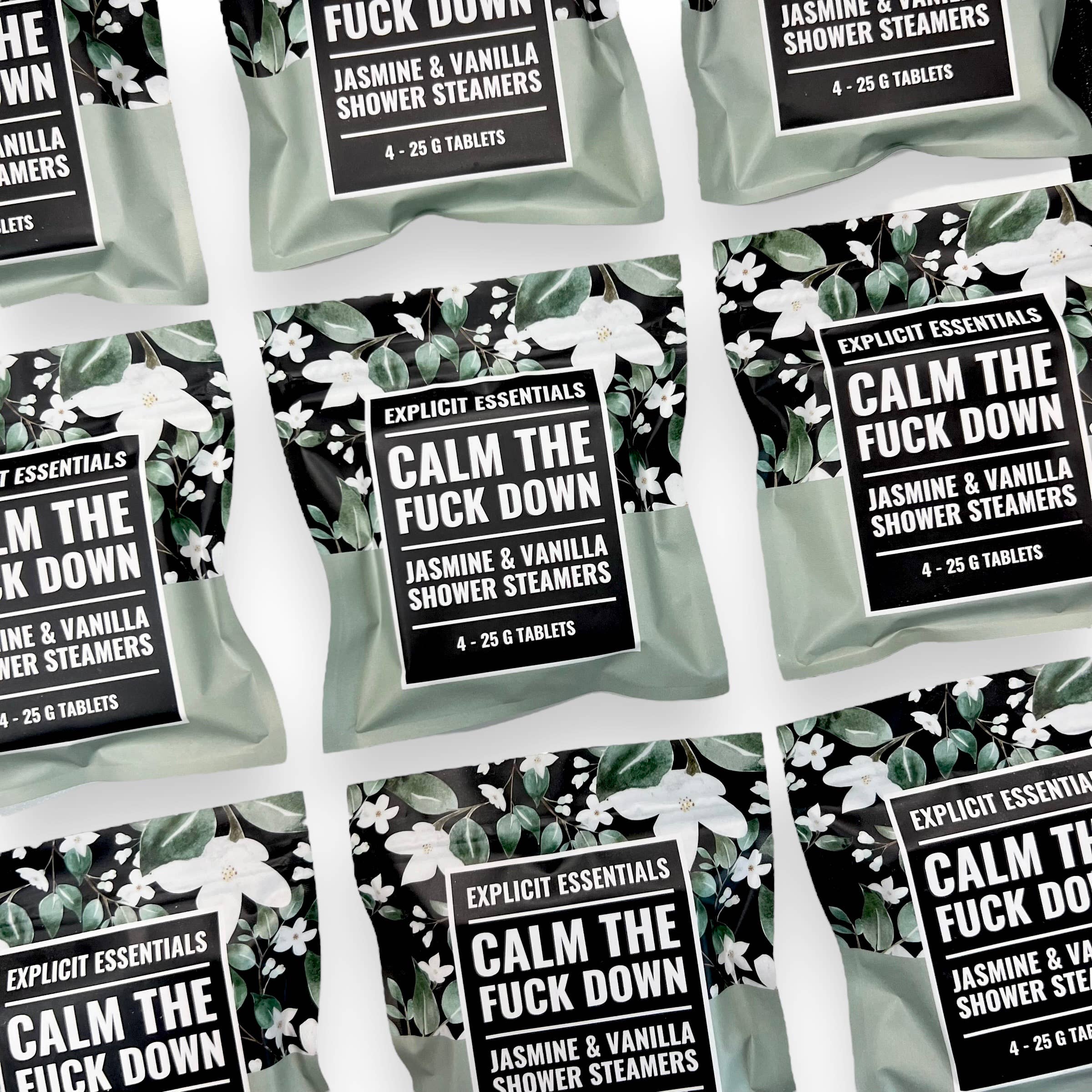 Explicit Essentials - Wholesale Shower Steamer/Bomb - Calm TF Down Shower Steamers9