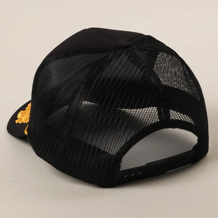 Fashion City - Vente Casquette de camionneur – unisexe - Casquette Trucker en Maille avec Imprimé Drapeau Américain Plus Fort que Jamais3