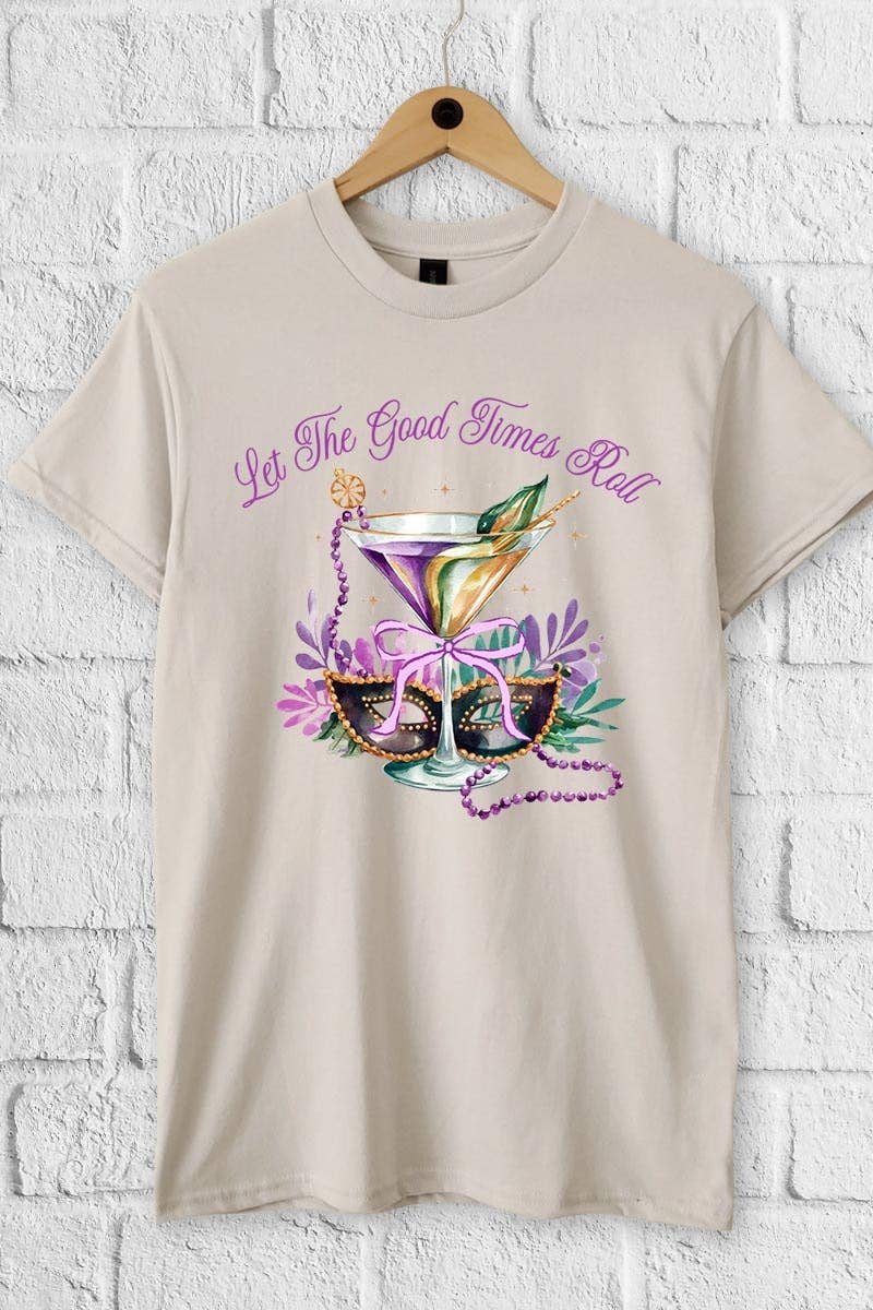 COLORBEAR - Wholesale T-Shirt (Graphic) - Women's - Festive Mardi Gras Graphic Heavy Cotton Tee6
