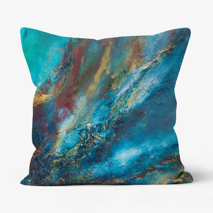 Ephemeral Cushion for wholesale by Lisa James Art
