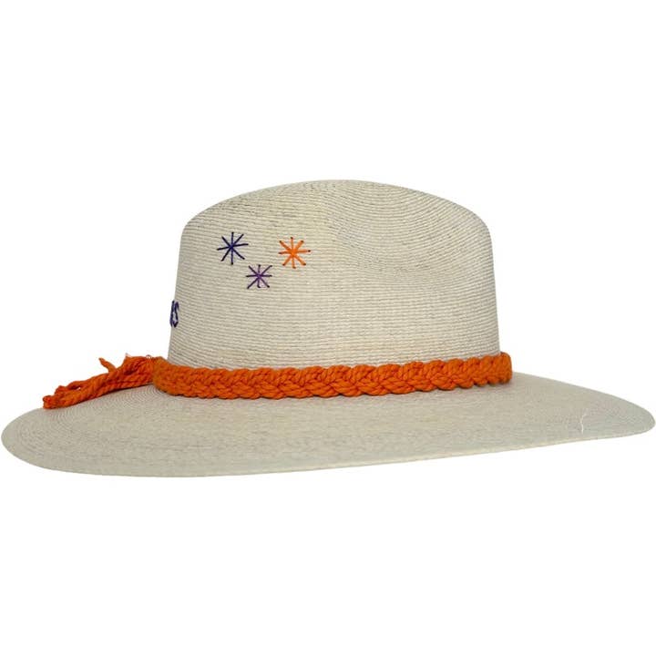 Baldiz - Wholesale Straw hat – women's - Clemson "TIGERS" Crown Bursts GameDay Hat1