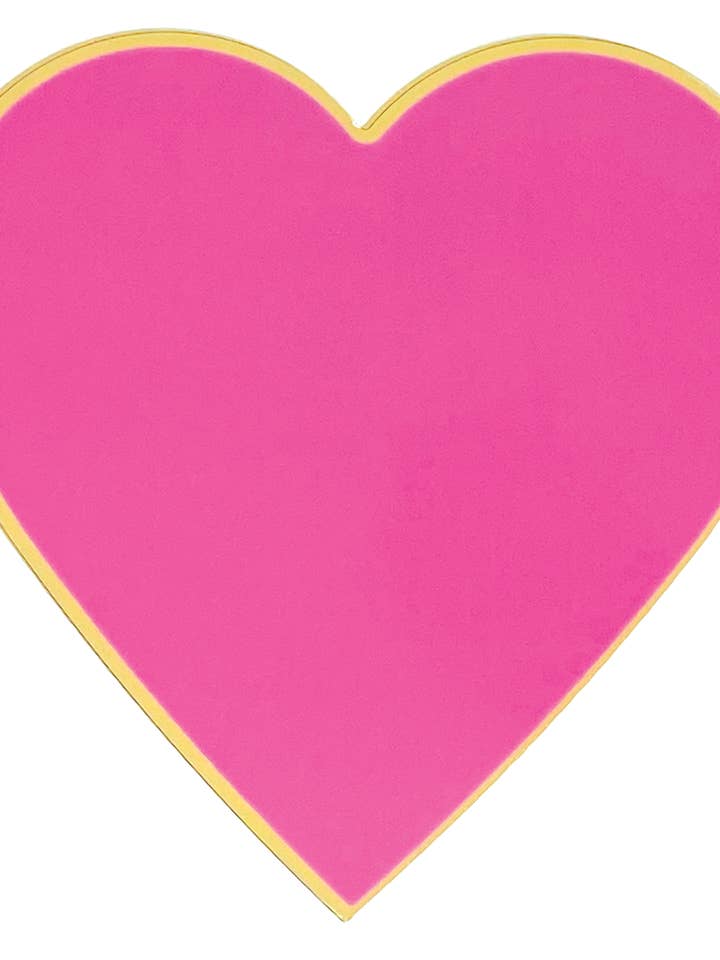 Paper Party Plate - Pink Heart for wholesale by Party Partners