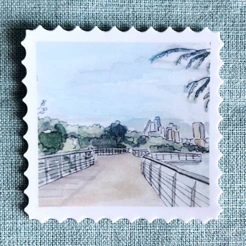 Pegatina de Sello de Paseo Marítimo para venta al por mayor de watercoloratx
