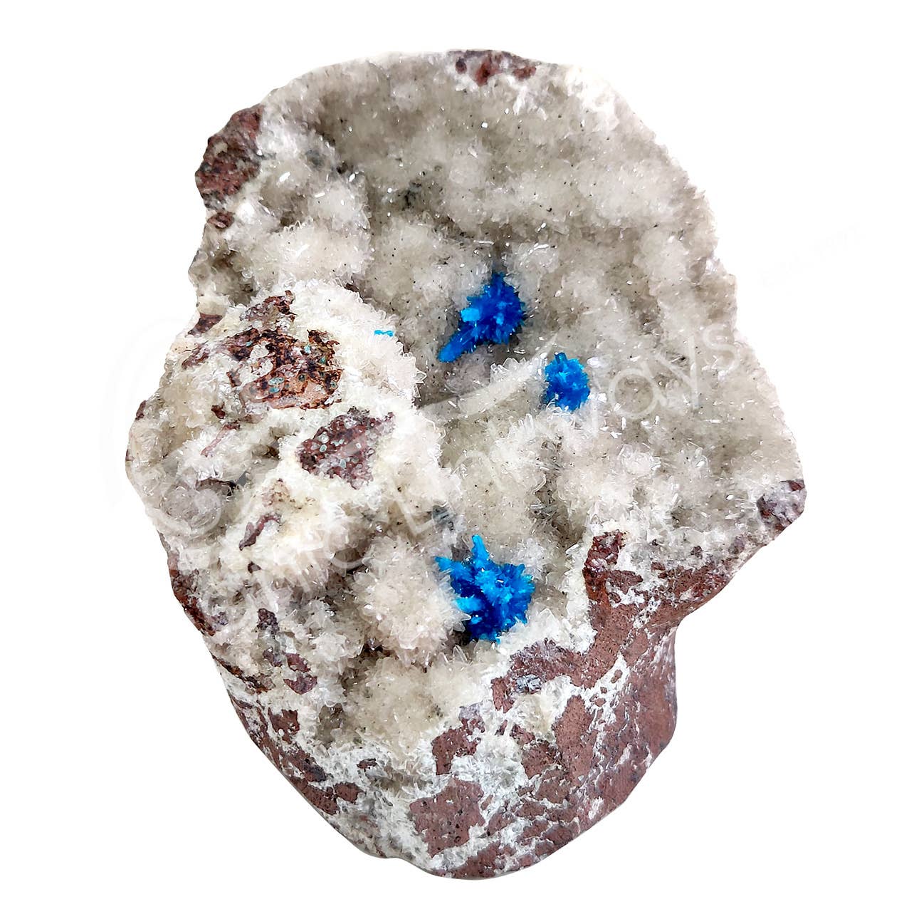 Oceanic Linkways Inc - Wholesale Spiritual Stone/Crystal - (PC)SPECIMEN - CAVANSITE IN MATRIX 3-6"1