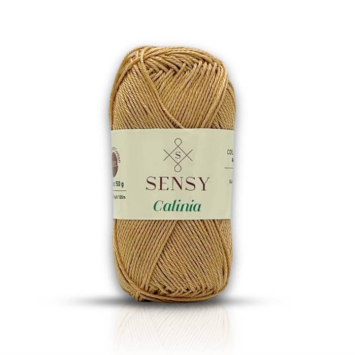 Sensy - Wholesale Yarn - Sensy Calinia Yarn, %100 Mercerized Giza Cotton, 134 Yards, Gauge 2 Fine