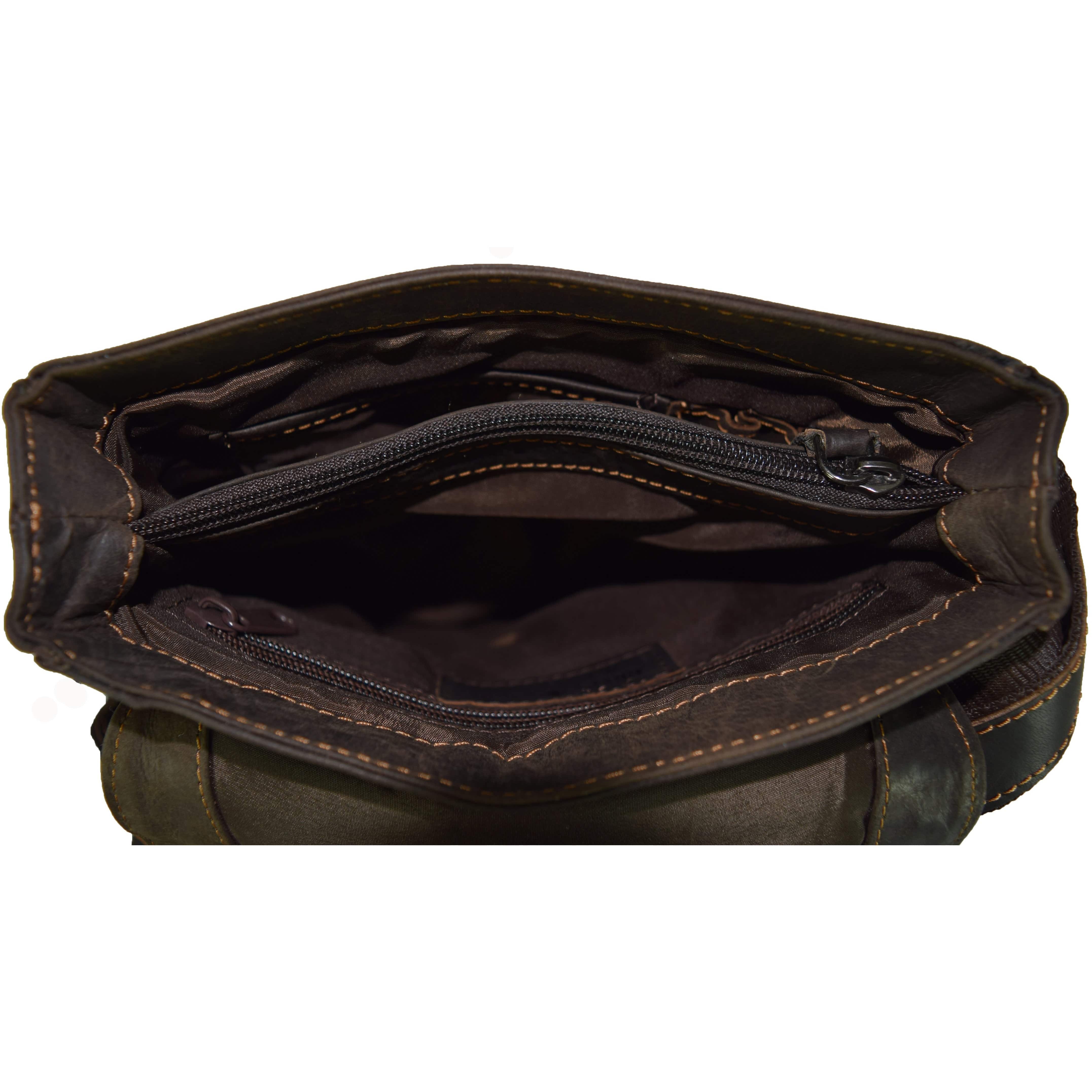 Greenwood Leather - Wholesale Messenger Bag - Unisex - Henry Unisex Mini-Messenger Bag6