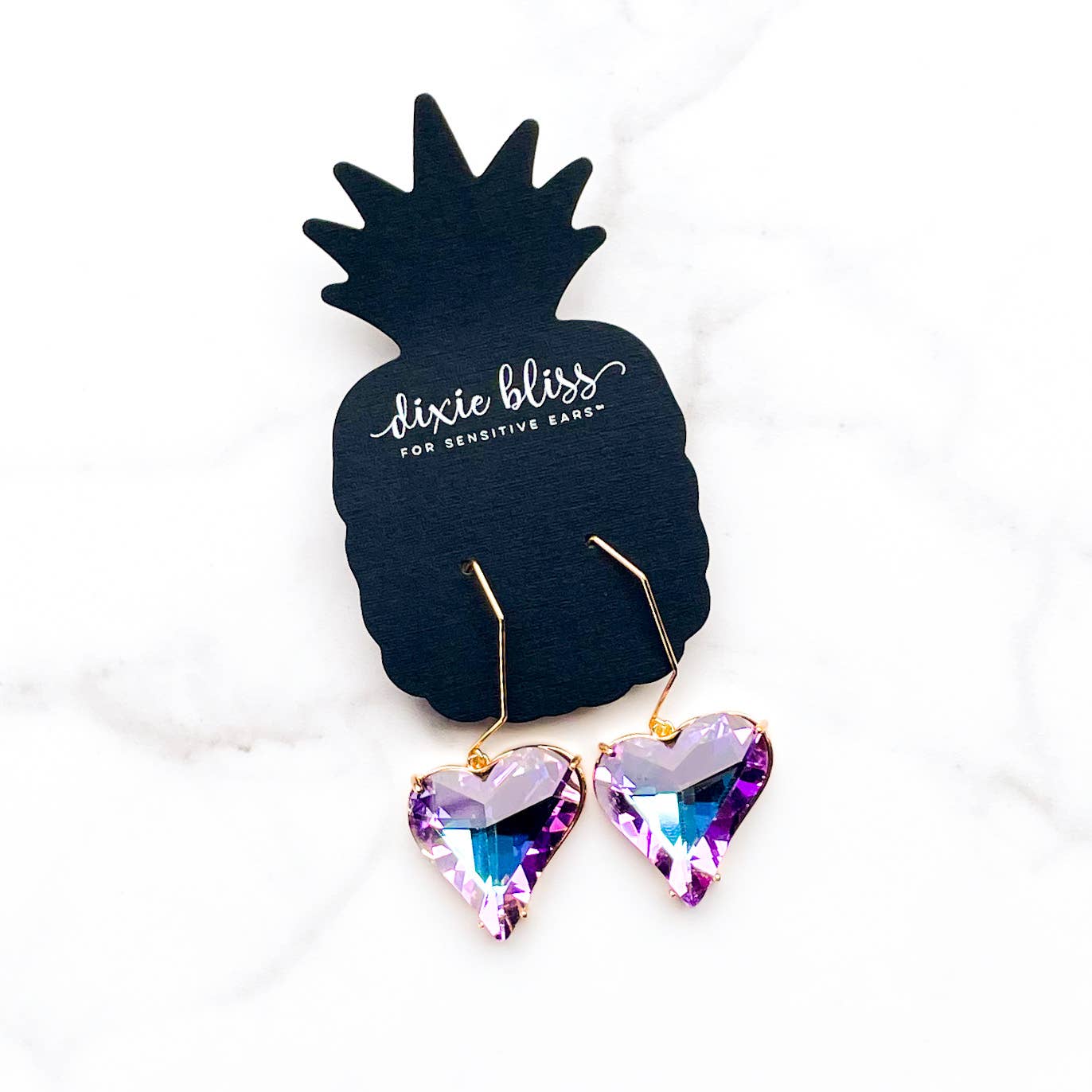 Dixie Bliss - Wholesale Dangle Earrings - Obsession in Amethyst Sky2