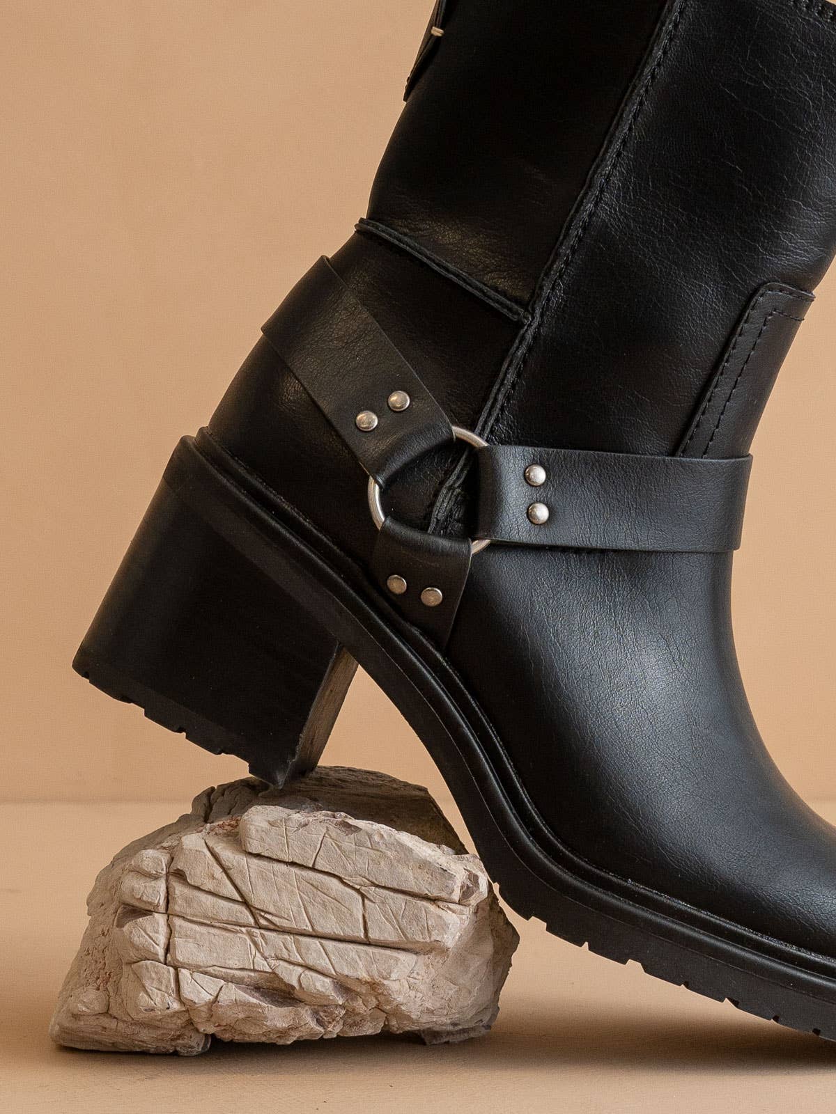 The Clyde | Black Moto Ankle Boot for wholesale on Faire2