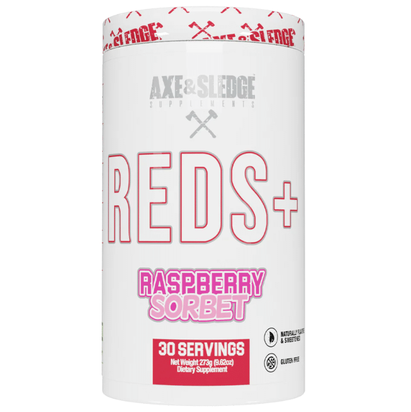 L&F Universal Goods - Wholesale Powdered Health Drink - Axe & Sledge Reds+ Superfood Powder Raspberry Sorbet0