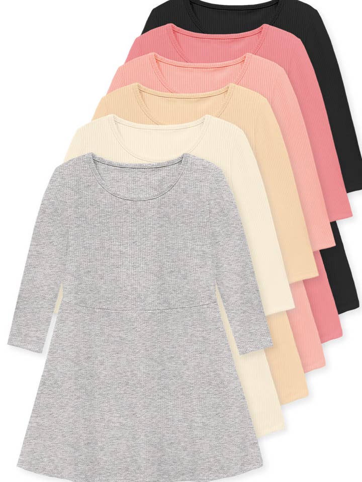 GKD-D24-3642B Vestito da pattinatrice a maniche lunghe per ragazze per la vendita all'ingrosso da parte di Cutie Patootie Clothing