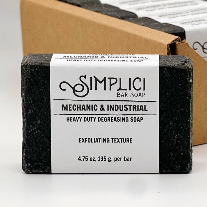 Simplici Soap Factory - Wholesale Bar Soap - SIMPLICI Mechanic & Industrial Natural Bar Soap (w/pumice)