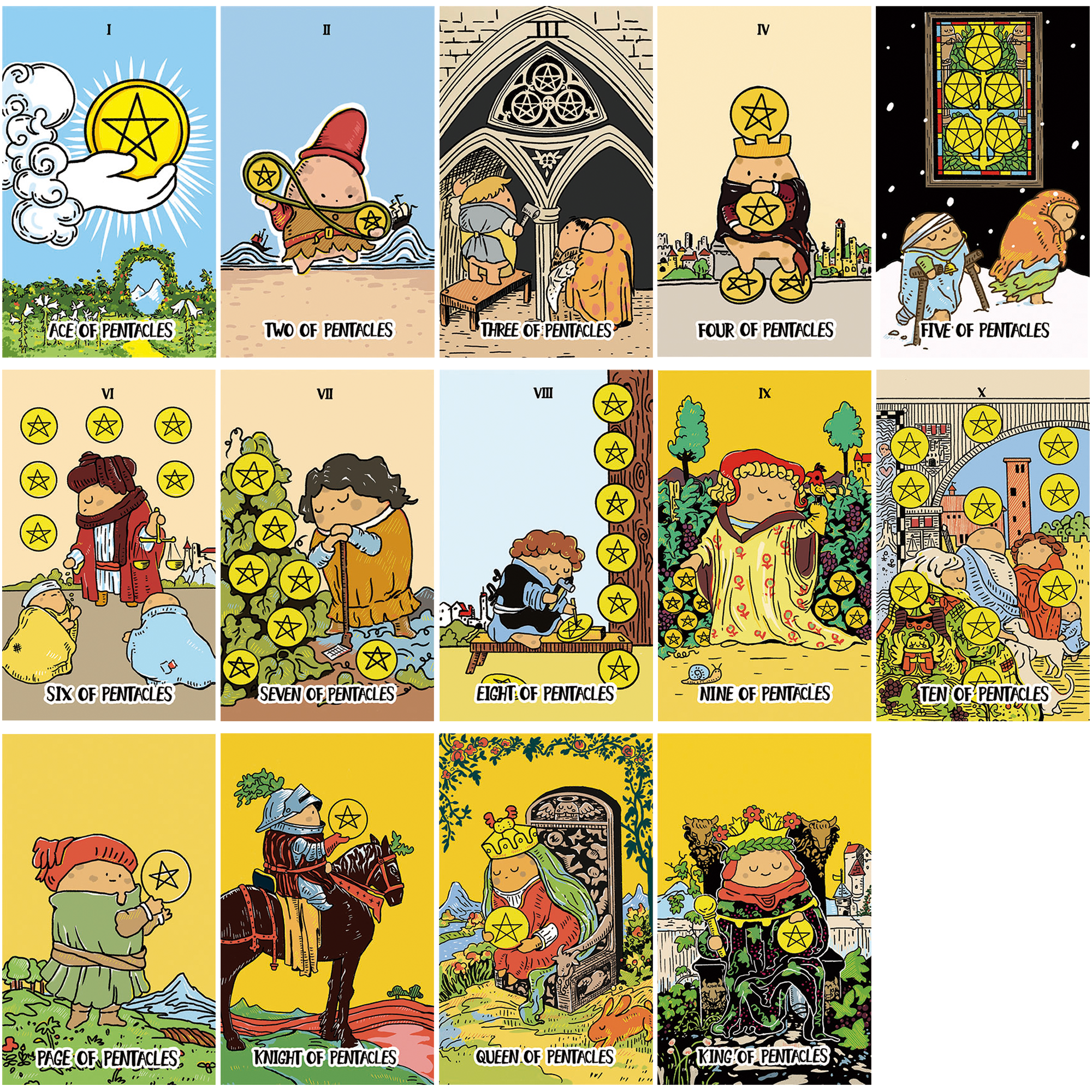 Vermilion Collection – wholesale Tarot cards – Potato Waite Tarot5