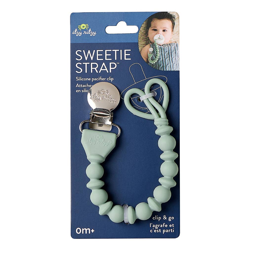 Itzy Ritzy - Vente Pince à tétine – bébé - Sweetie Strap™ Sucette d'une pièce en silicone27