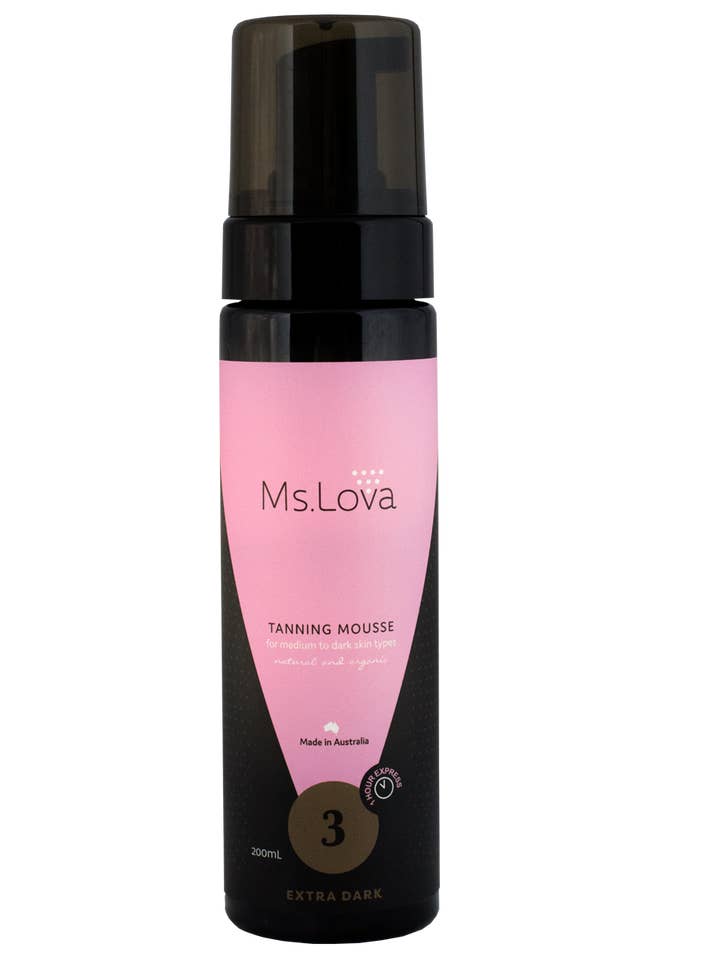 Extra Dark Tanning Mousse 200ml for wholesale by Ms.Lova Tan