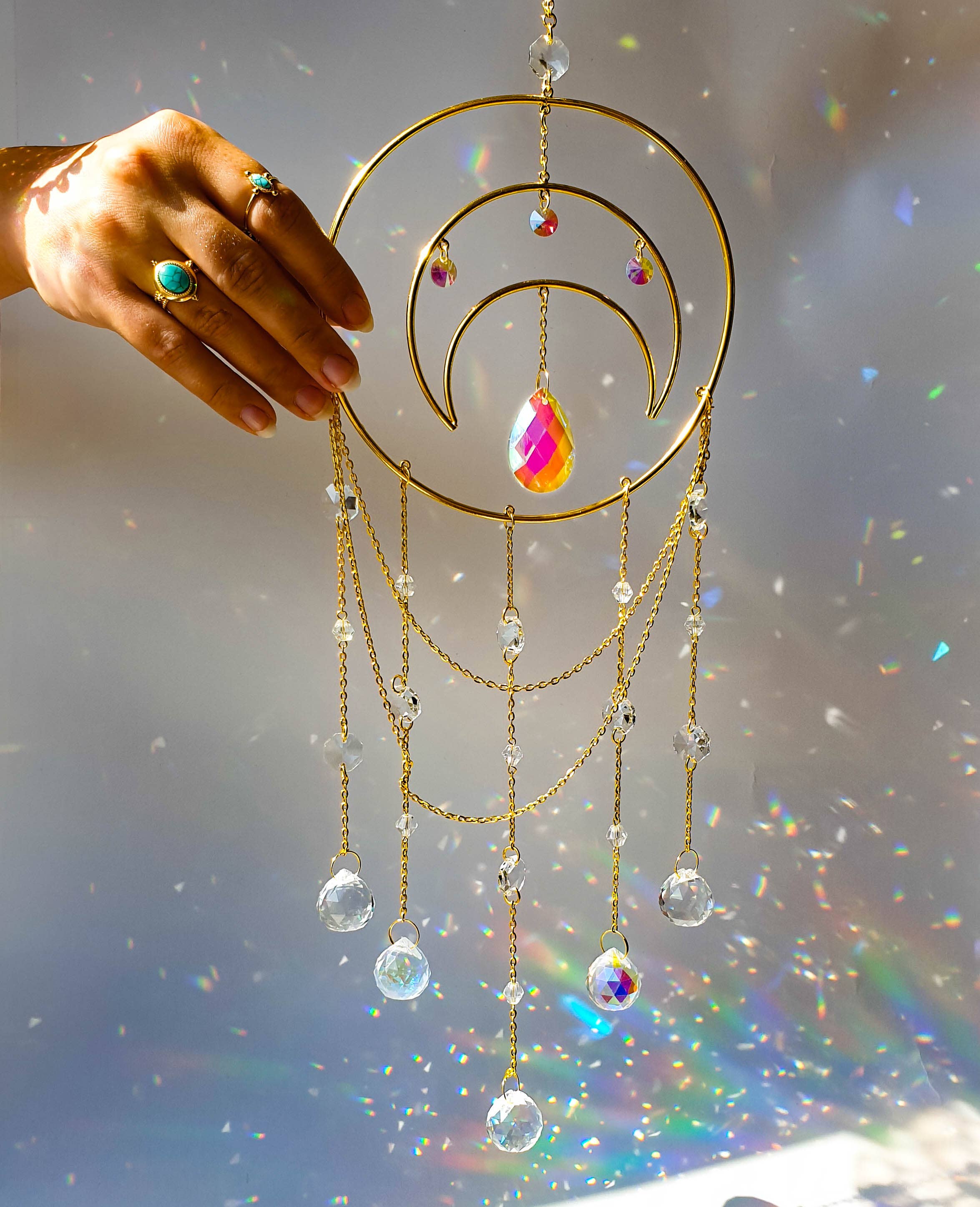LilAryenne | Jewelry & Suncatchers - Wholesale Suncatcher - Celestial Suncatcher - Rainbow Maker Window Decor - Gift 2