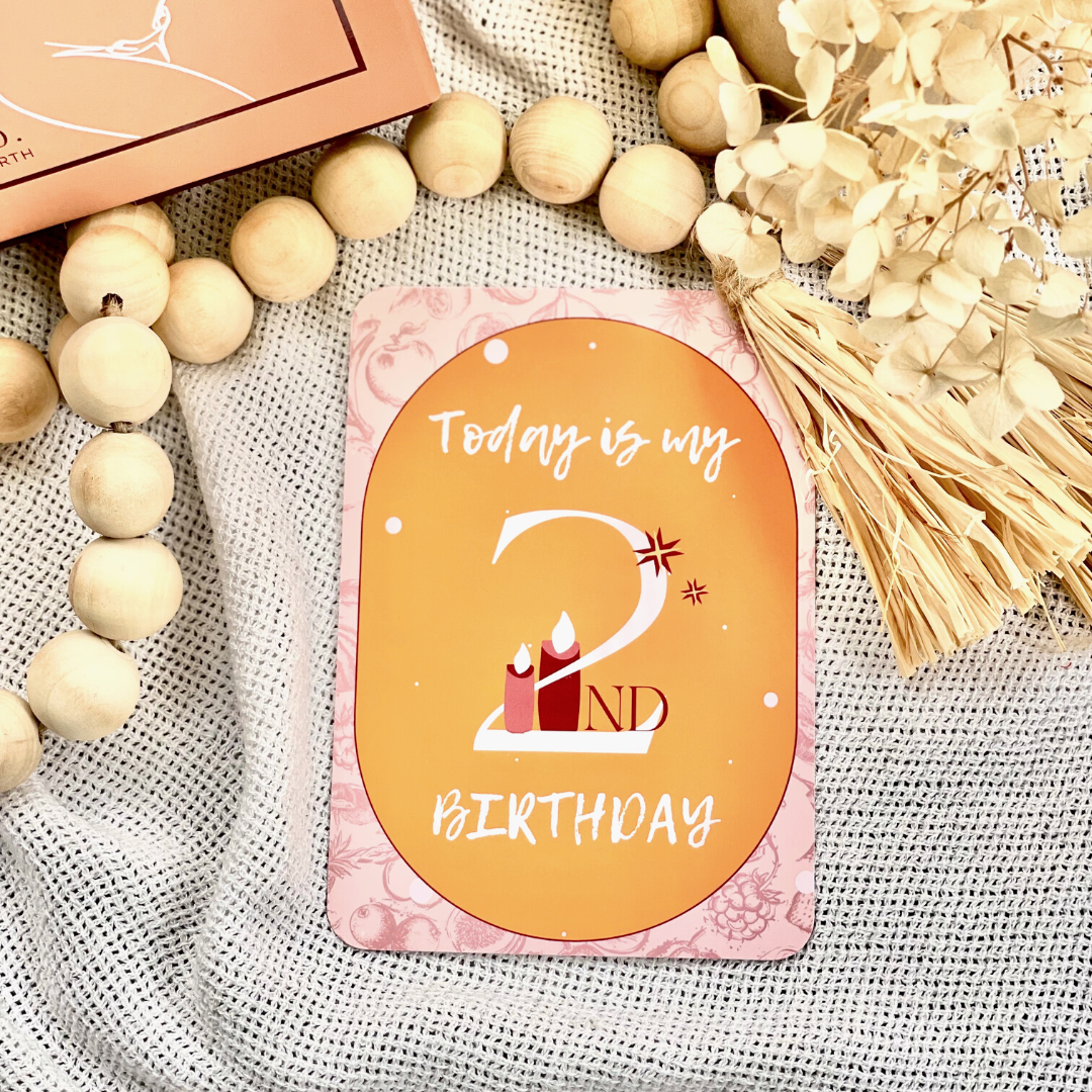 Best Birth Co - Wholesale Milestone Art/Keepsake - Kids & Baby - 15 Pregnancy Annoucement Gift Milestone Cards for Mum & Bub6