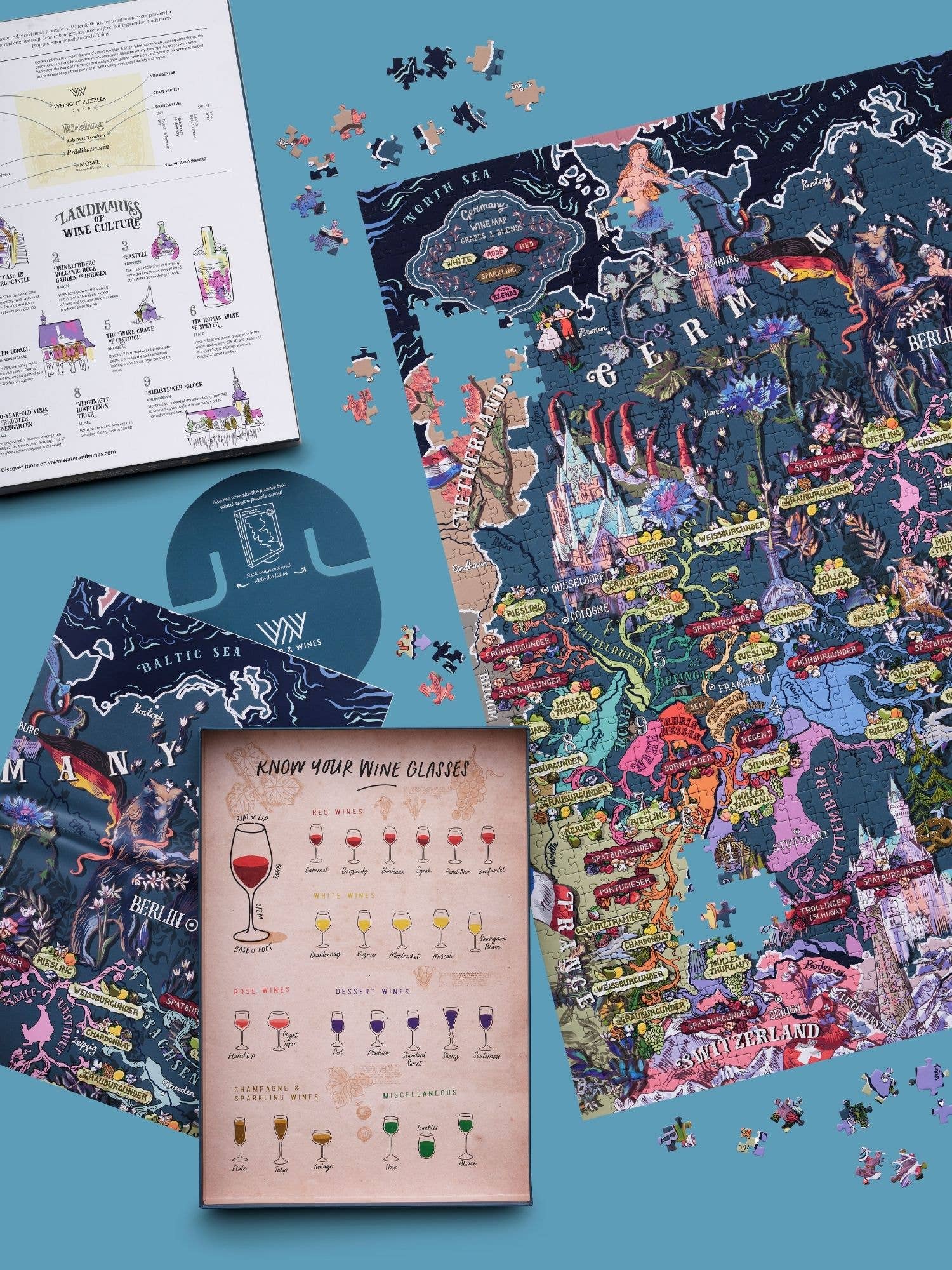 Water & Wines - Wholesale Puzzle - Adult - Wine Puzzle - Germany1