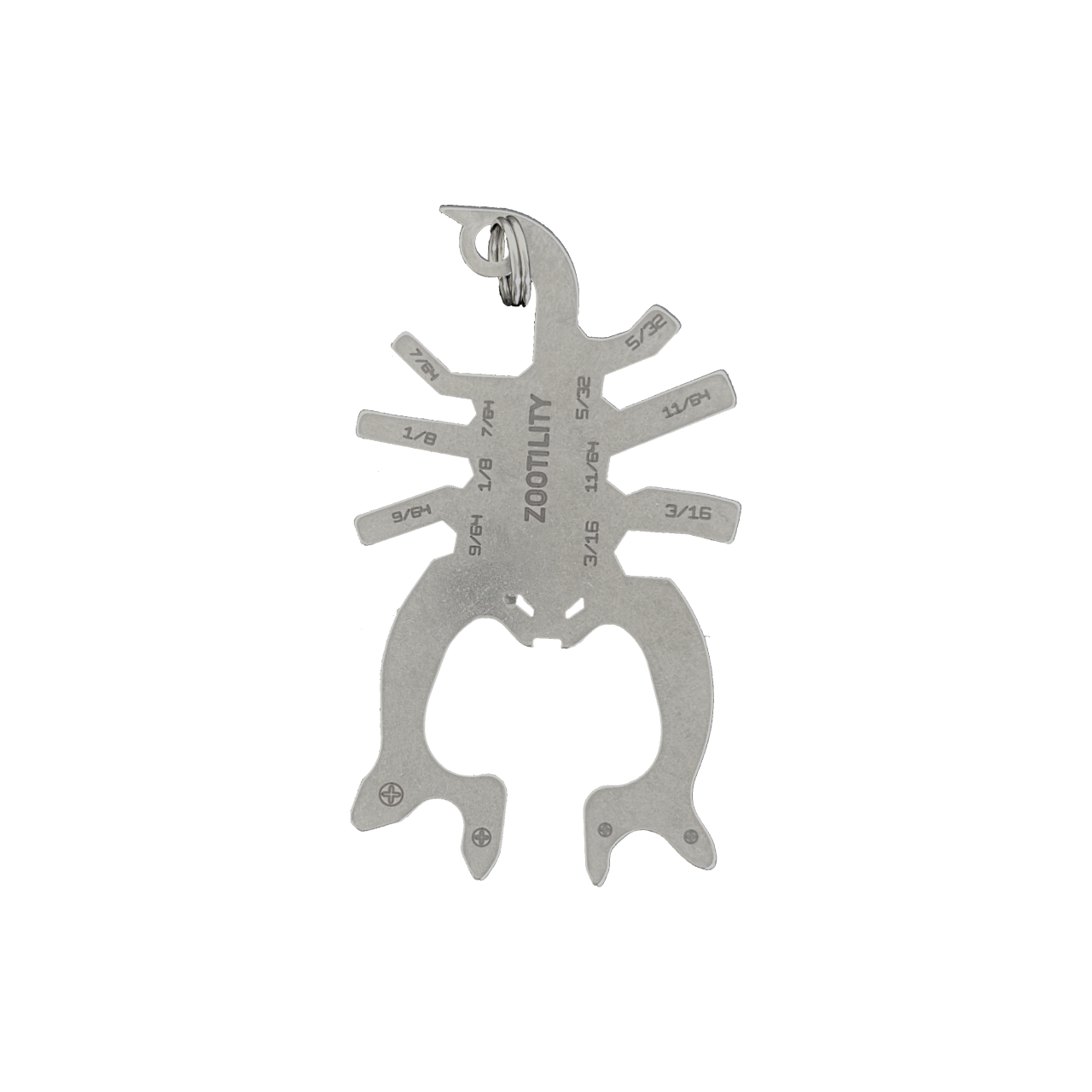 Zootility - Vente Porte-clés – unisexe - Porte-clés multi-outils 18 en 1 Scorpion Key0
