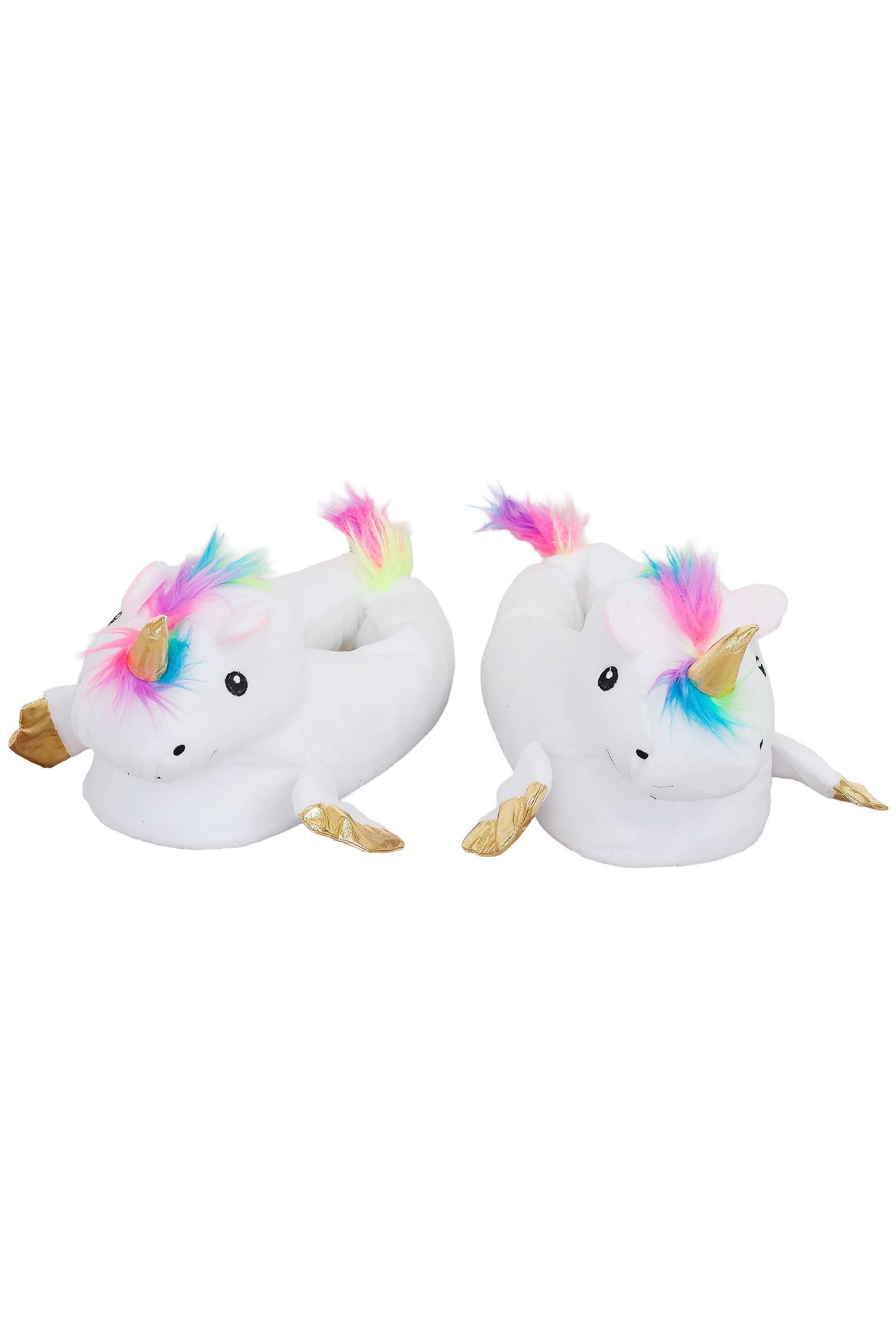 Cap Zone - Wholesale Slippers - Women's - Unicorn Plush Indoor Lounge Sock Slippers2