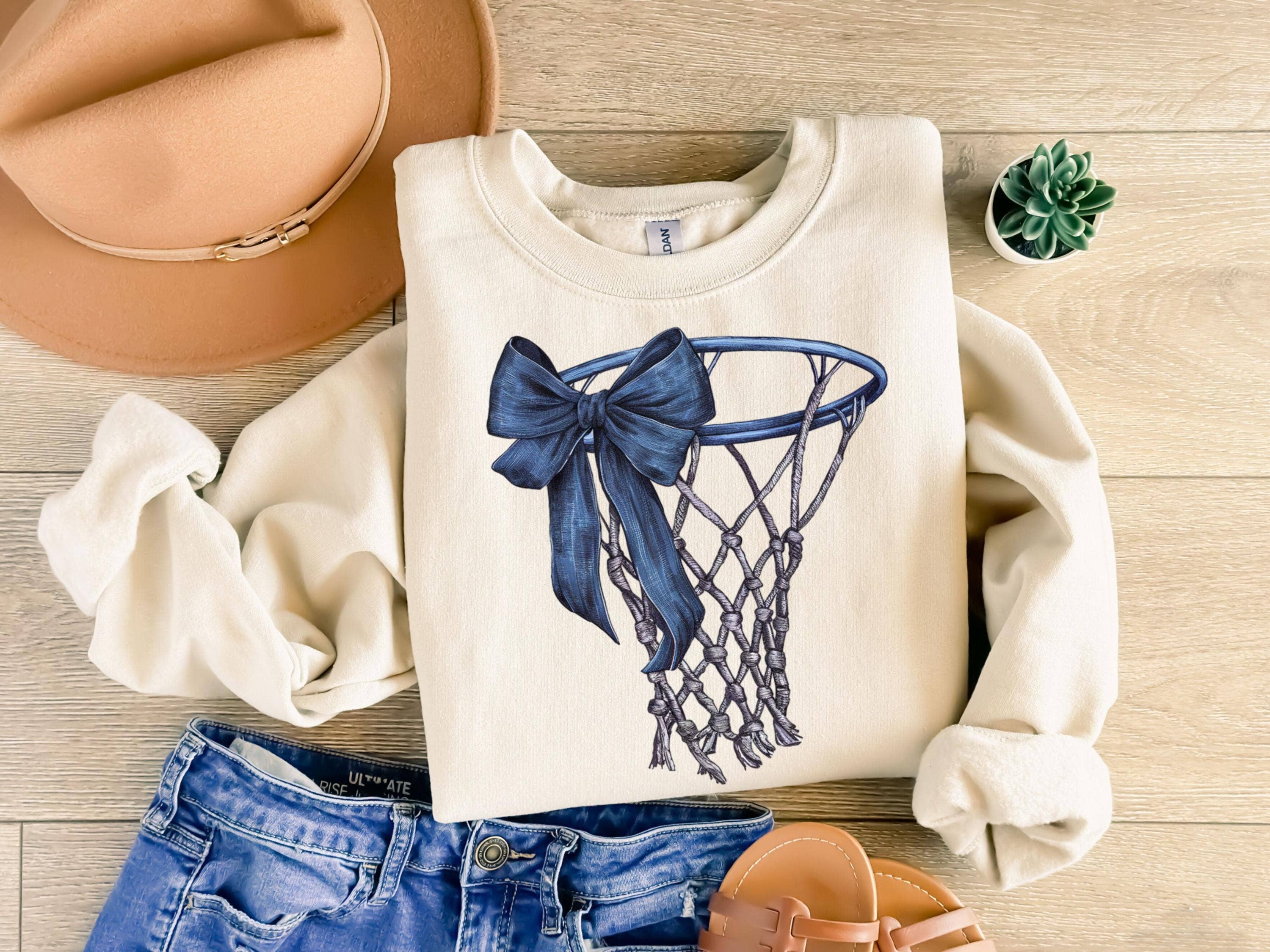 NVC Ecommerce LLC – wholesale T-shirt (graphic) – women's – Basketball Game Day Shirt, Basketball Mama Sweatshirt1