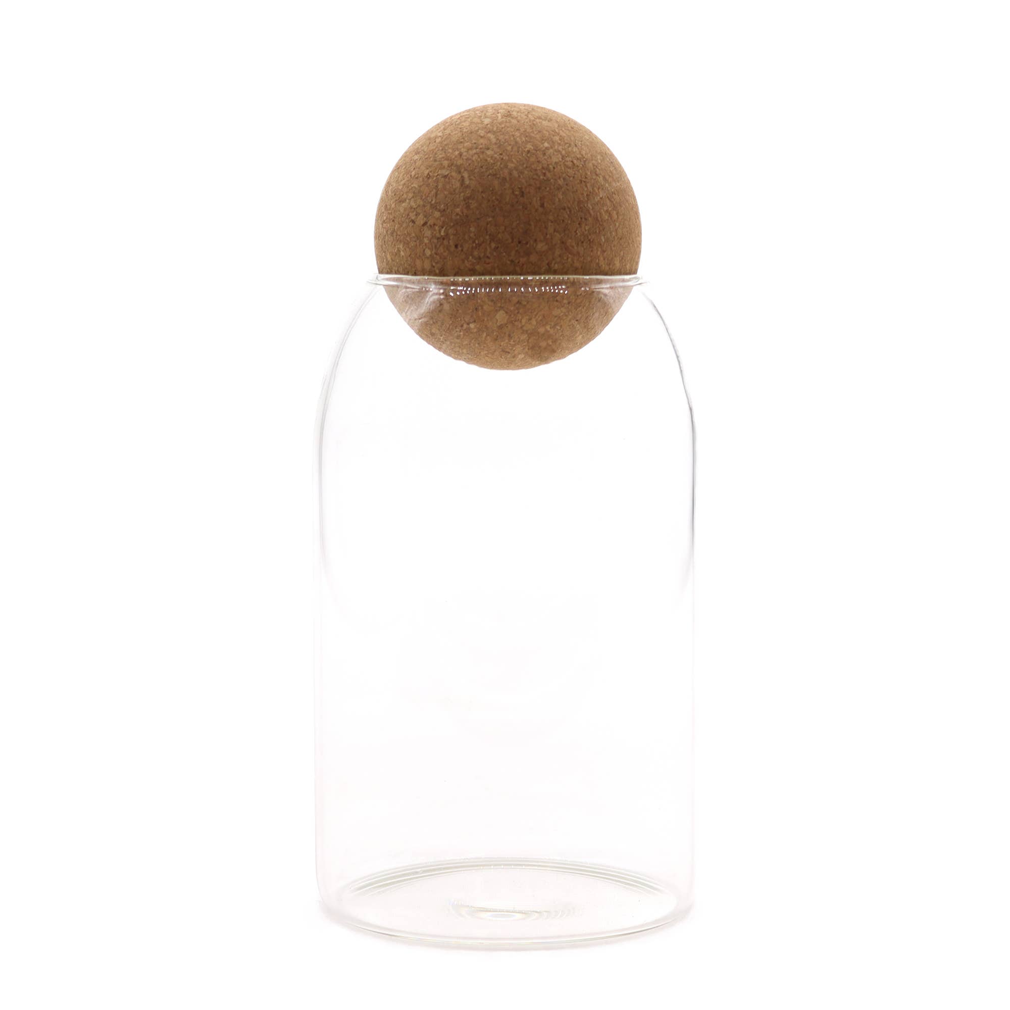 AW Artisan - Wholesale Jar - Glass Jar with Cork Ball - 15 cm0