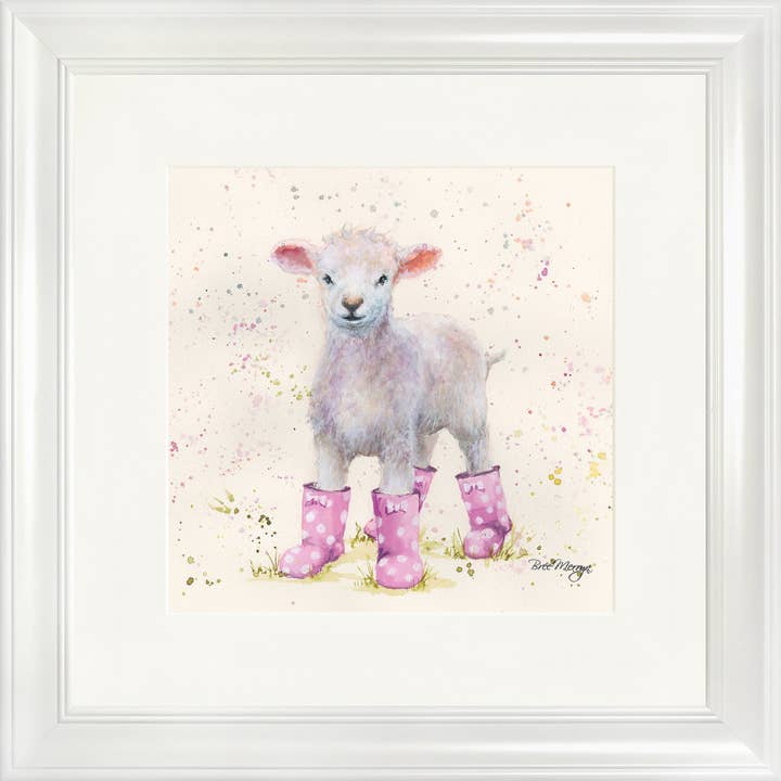 Lottie Square Framed Print (13" or 19") for wholesale by Bree Merryn Art Ltd