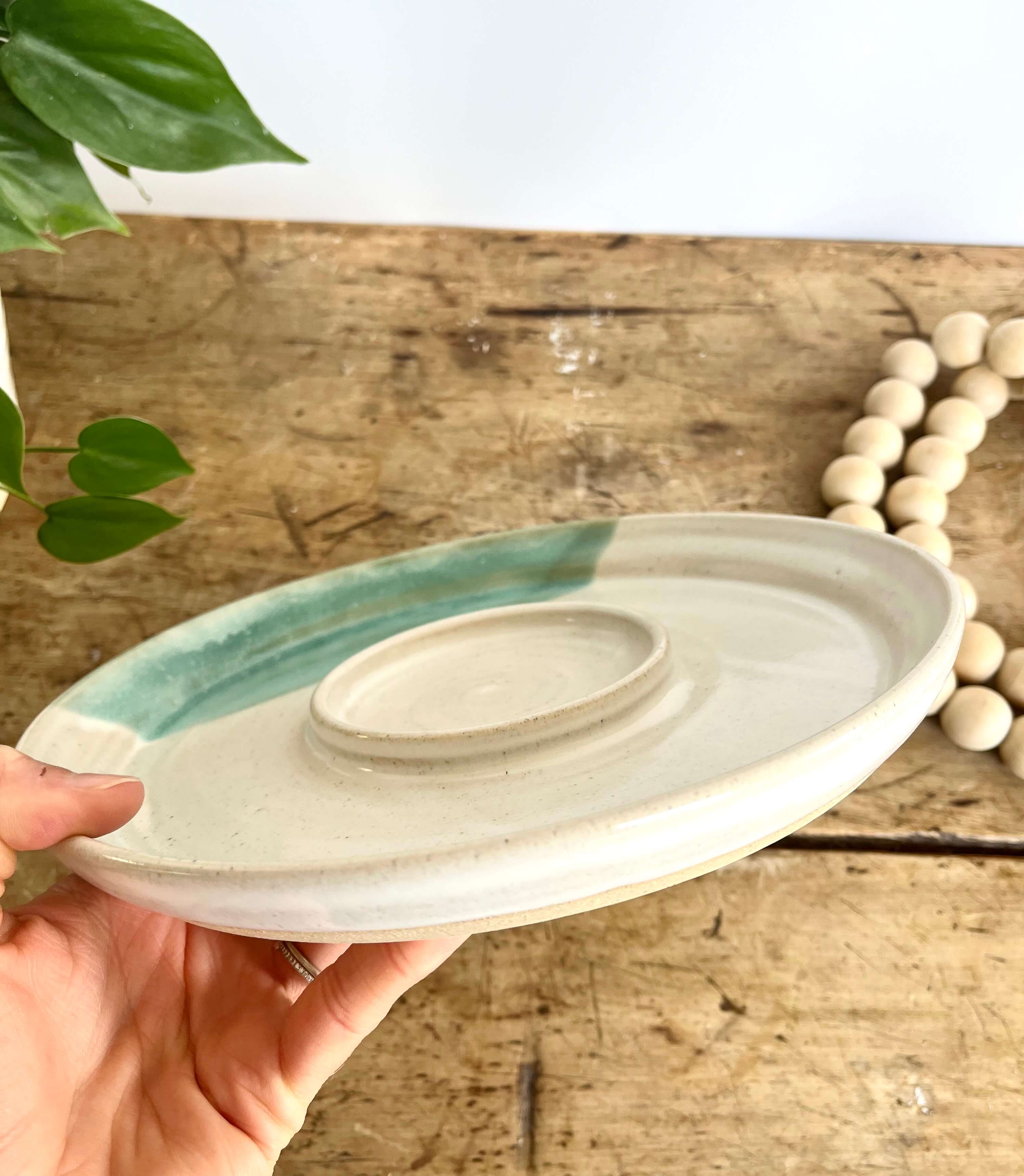 Coastal Clay Co. - Wholesale Platter - Bread and Oil Dipping Plate Platter3