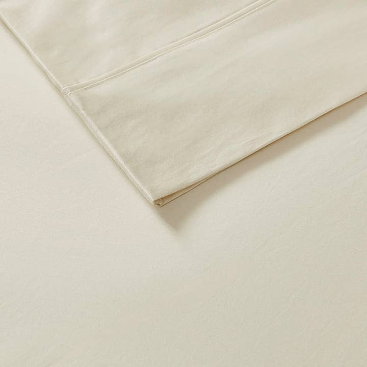 Olliix - Wholesale Sheet Set - Cotton-Blend Sateen 800TC 6-Piece Sheet Set, Ivory2