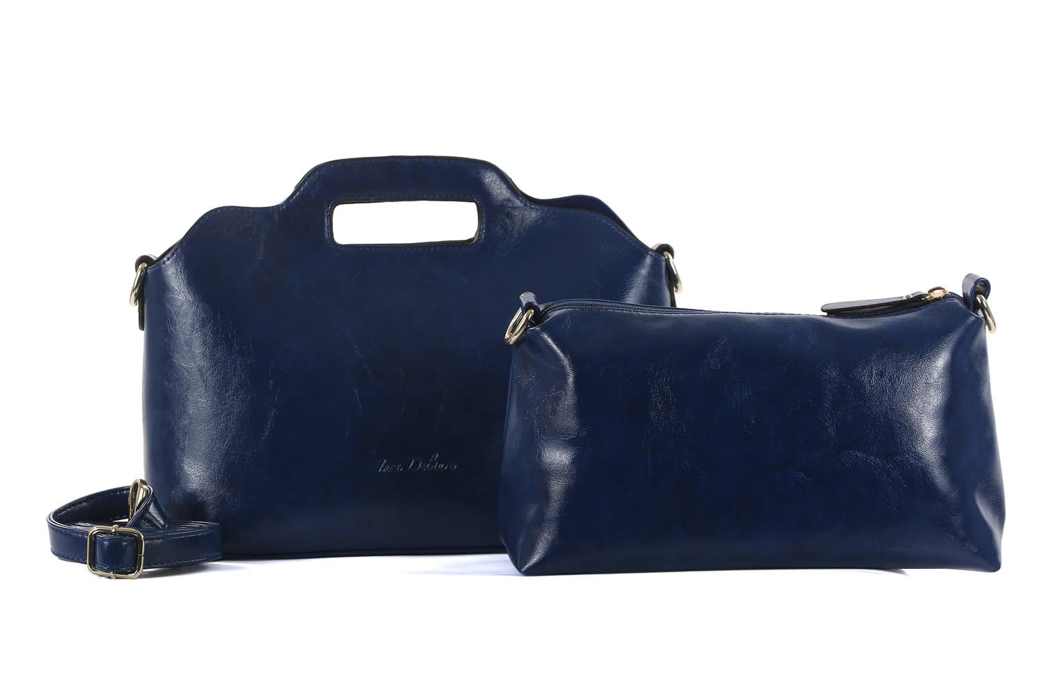 INES DELAURE – wholesale Top handle bag – women's – “Two in one” handbag13