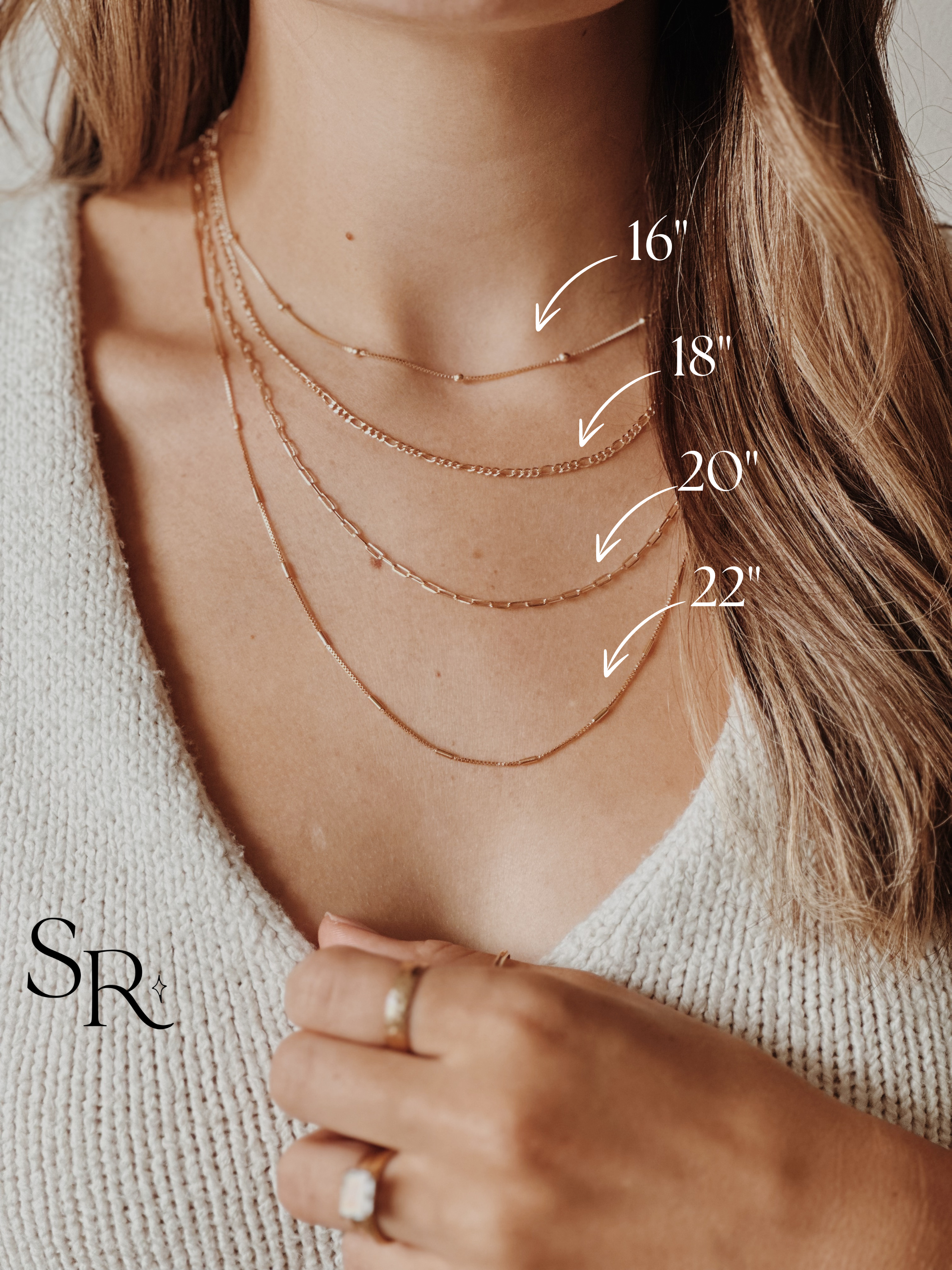 Sydney Rose Co. - Wholesale Link & Chain Necklace - Petite Paperclip Necklace - Sterling Silver1