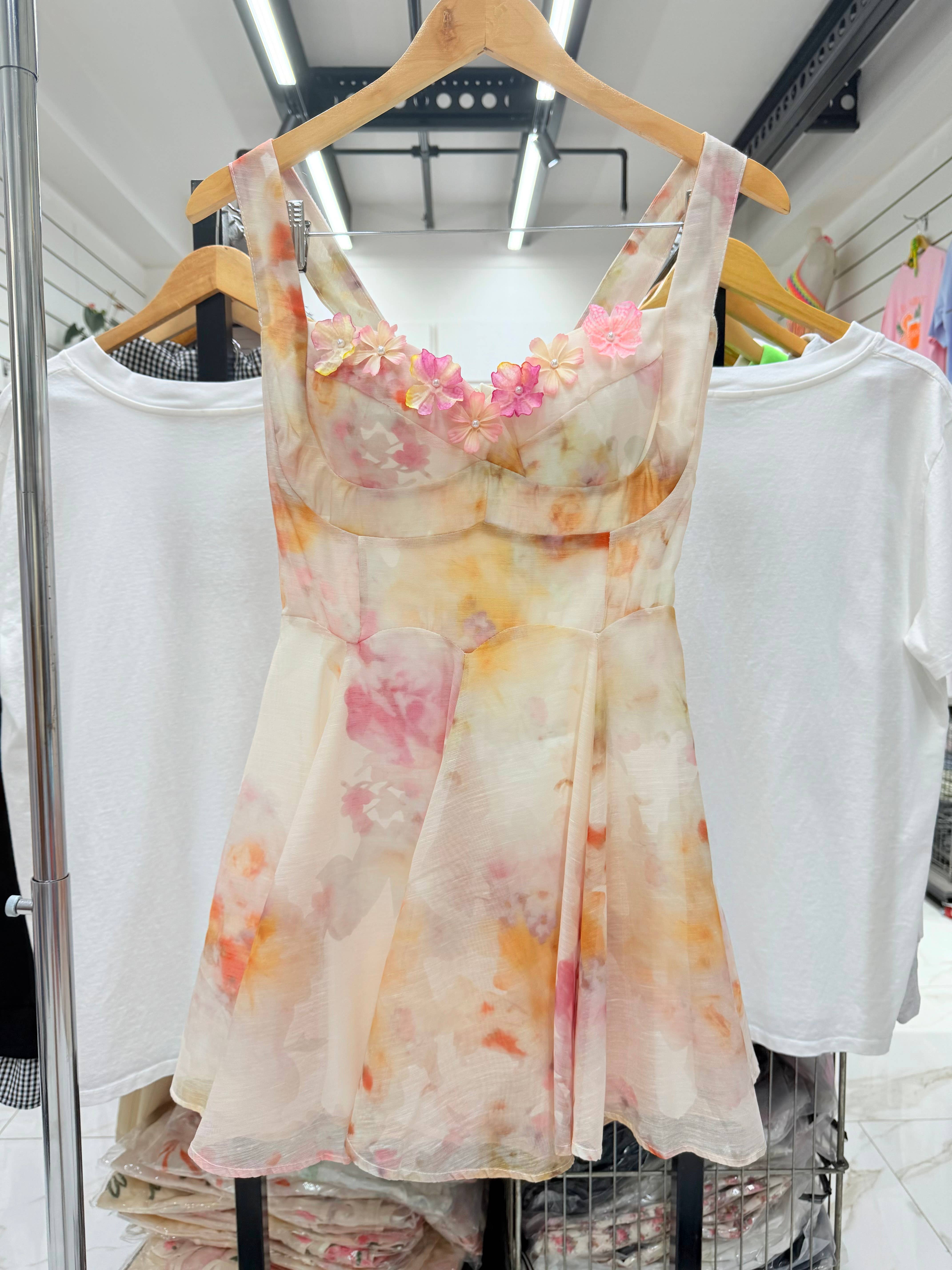 Chilli Girl Collection - Vente Robe – femme - Robe mini à fleurs ajustée9