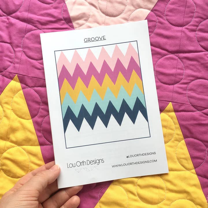 Lou Orth Designs - Wholesale Craft Sewing Kit - Groove - Paper pattern0