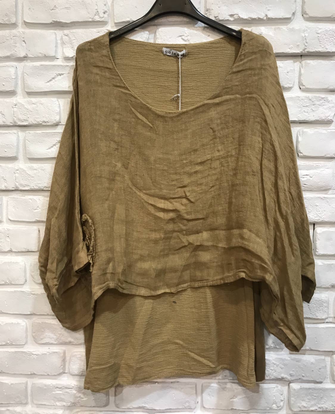 la maison des fibres naturelles - Wholesale Tunic - Women's - Linen tunic lined with cotton 87070 50% linen 50% cotton11