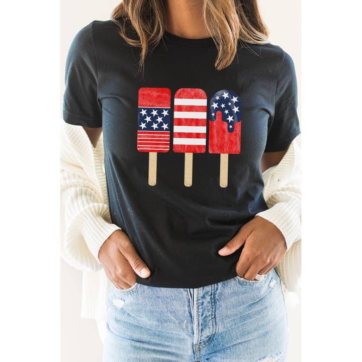 American Flag Popsicles Patriotic 4th of July Graphic Tee and other Purchase Wholesale popsicle sleeves. Free Returns & Net 60 Terms on Faire trending on Faire.