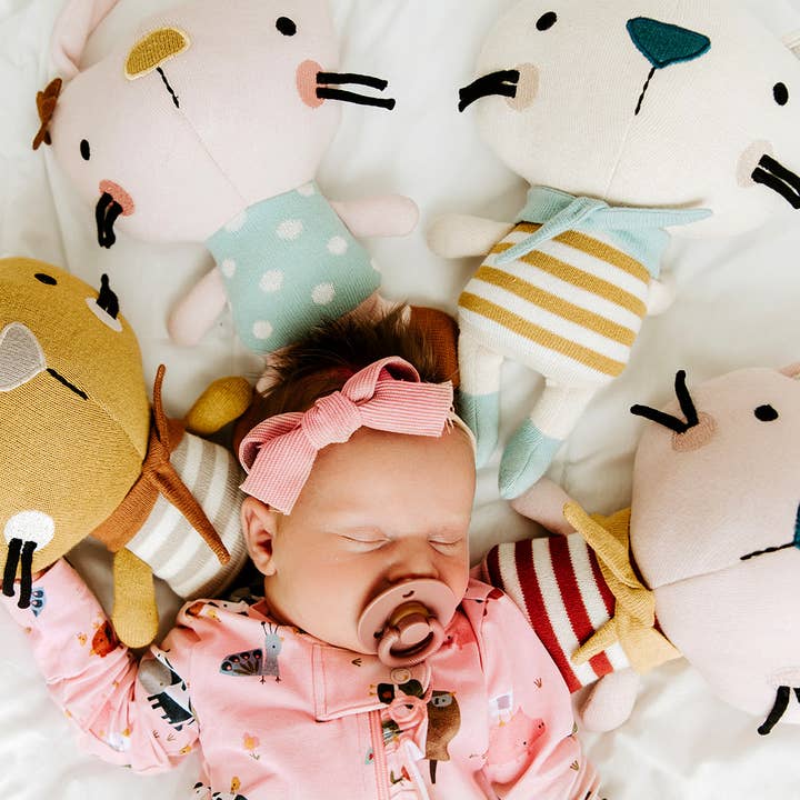 Viverano Organics - Wholesale Stuffed/Plush Toy - Kids & Baby - Remi Cat Organic Cotton Stuffed Animal Baby Kid Toy