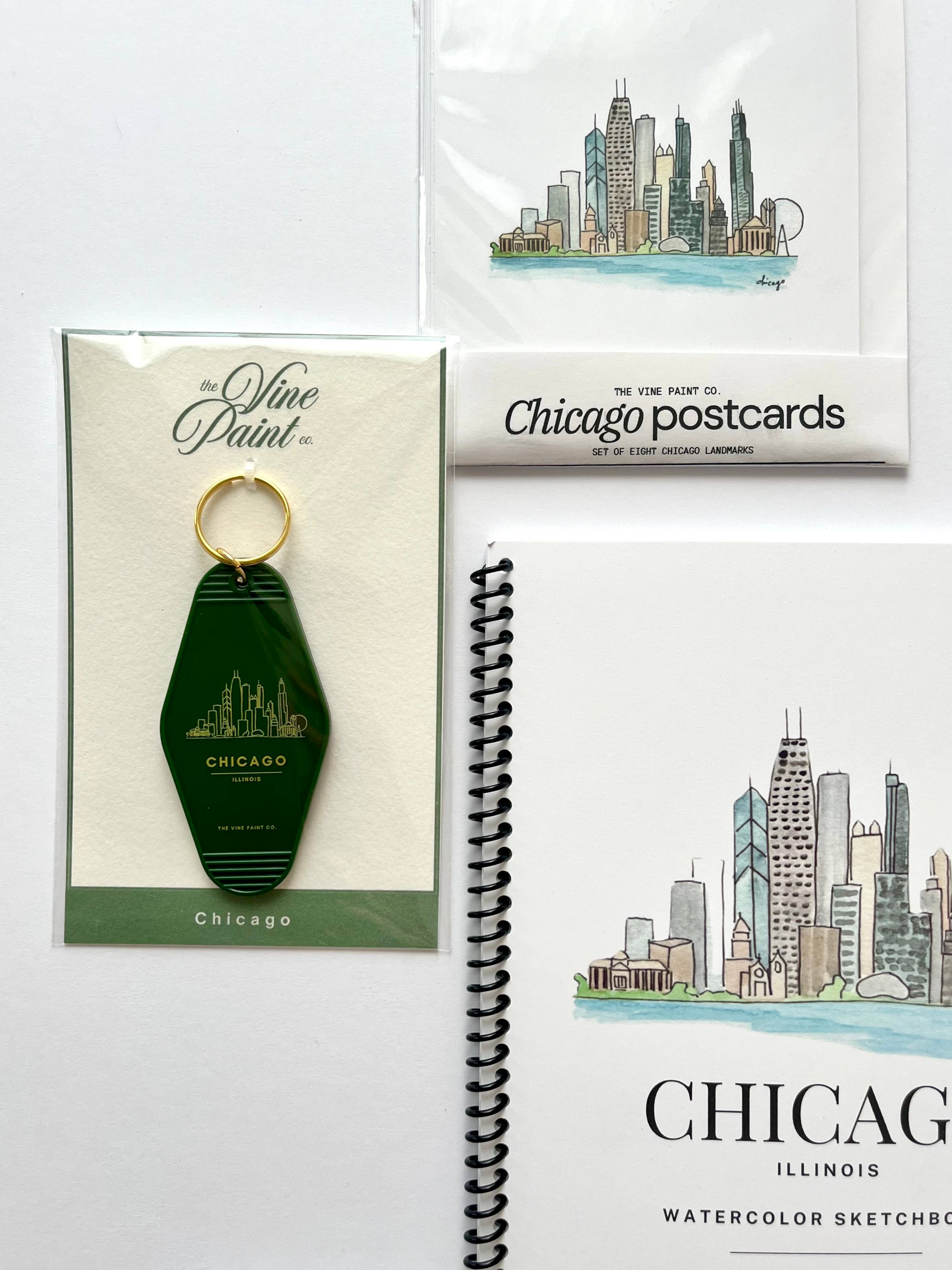 The Vine Paint Co – wholesale Keychain – Unisex – Chicago Keychain2