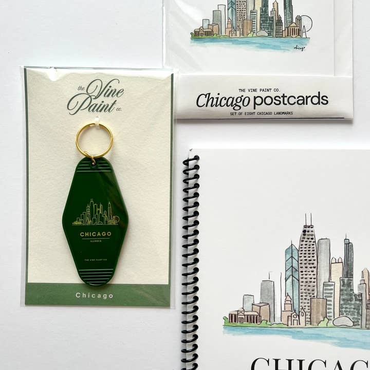 The Vine Paint Co – wholesale Keychain – Unisex – Chicago Keychain2