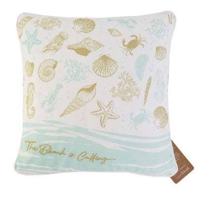 12" x 12" Sea Canvas Pillow for wholesale by Marlow Floral Products