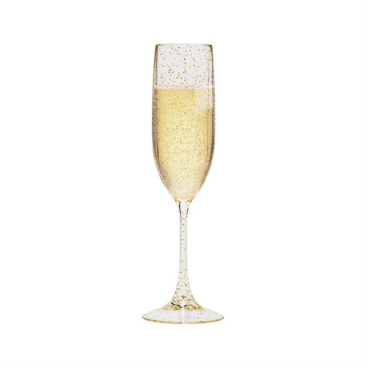 LeadingWare - Wholesale Champagne Flute - TR-0705 - 6 oz. Tritan Sparkle Champagne Flute1