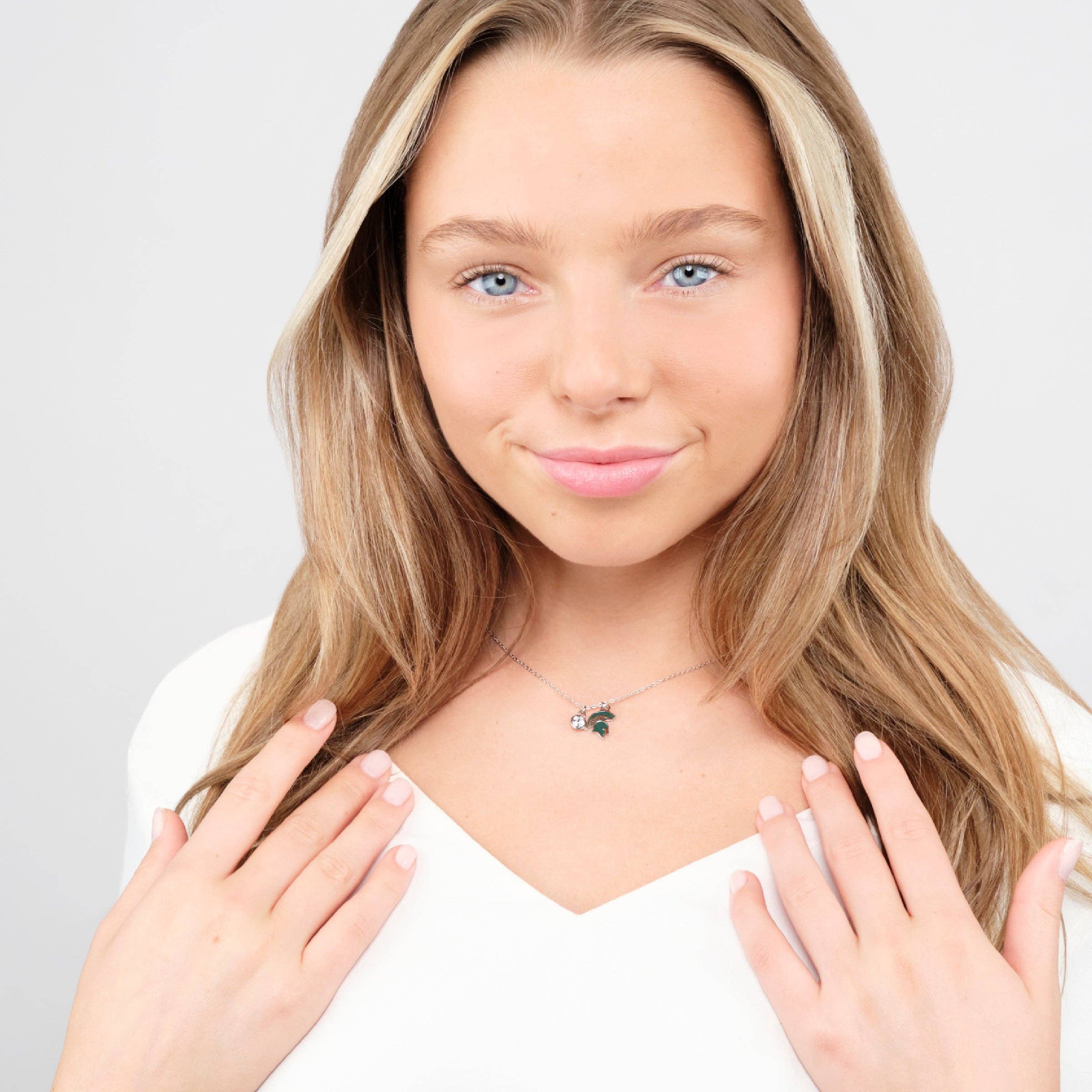 Stone Armory - Wholesale Pendant/Charm Necklace - Michigan State Spartan Charm Necklace2