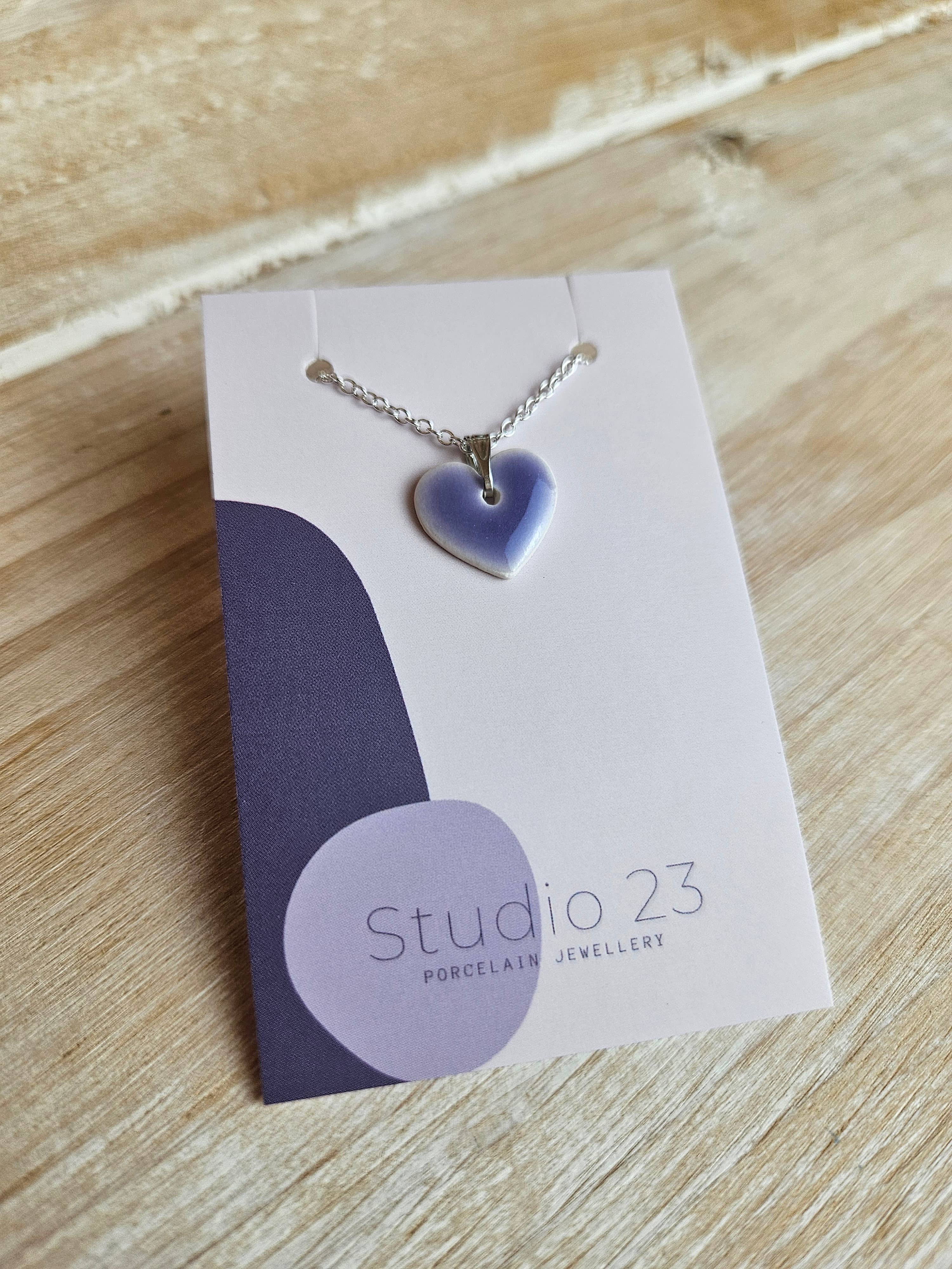 Studio 23 Ceramics - Wholesale Individual Charm/Pendant - NEW DESIGN Pendant Heart15