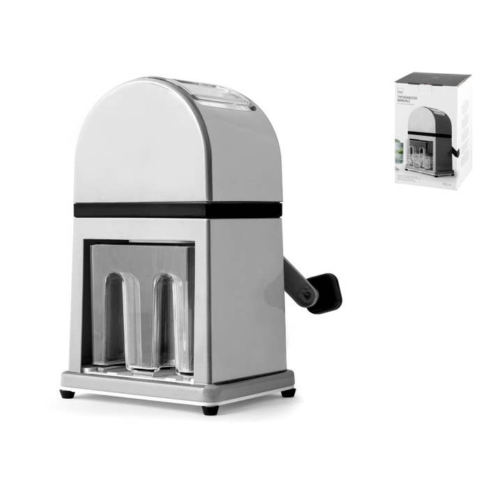 Iskrossare i grå aluminium med skopa 14x27 cm för wholesale av H&H