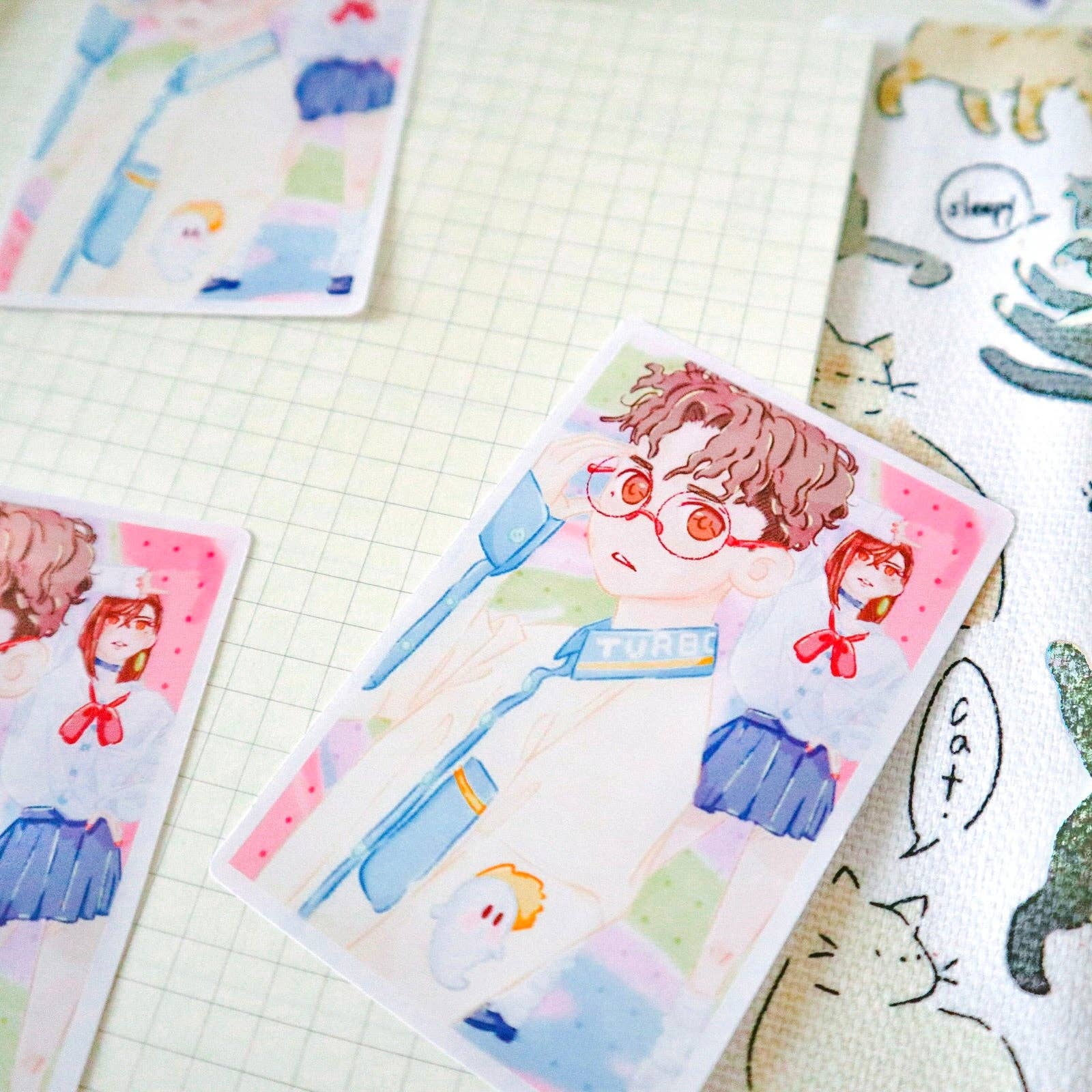 BlossomBujo Store - Wholesale Sticker - Sticker Flake Glossy - Dandadan1